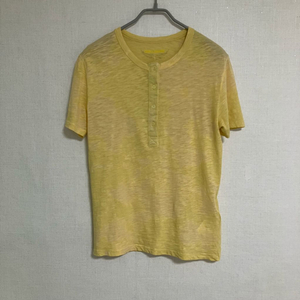 쟈딕앤볼테르 헨리넥 반팔 티셔츠 옐로우