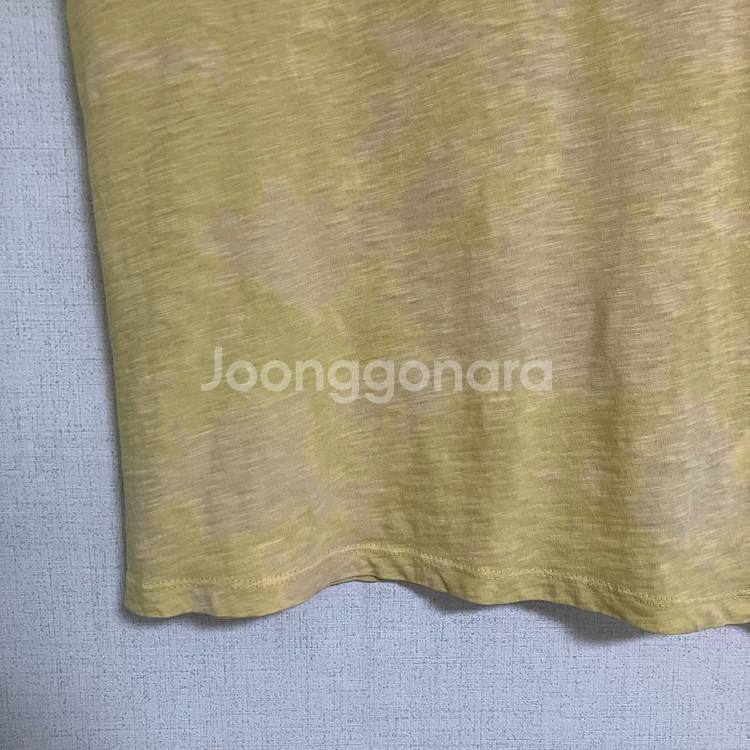 쟈딕앤볼테르 헨리넥 반팔 티셔츠 옐로우--2