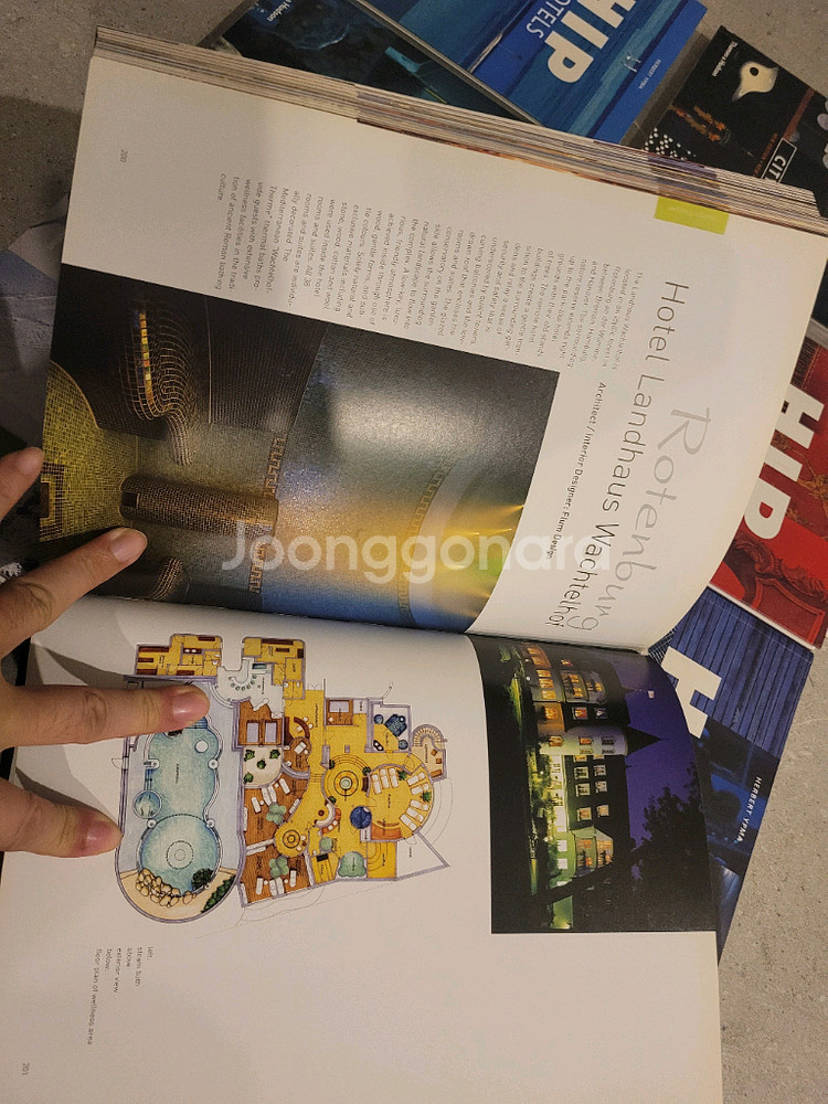 호텔 관련 세계 건축 인테리어잡지 외국서적(10권)--6