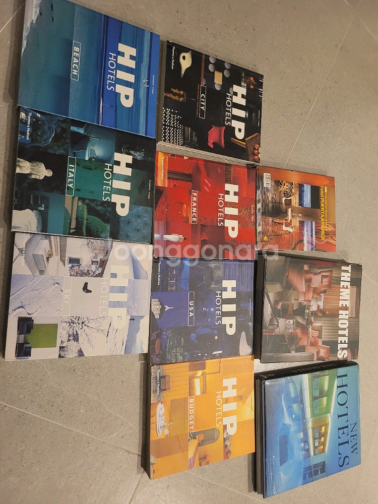 호텔 관련 세계 건축 인테리어잡지 외국서적(10권)--0