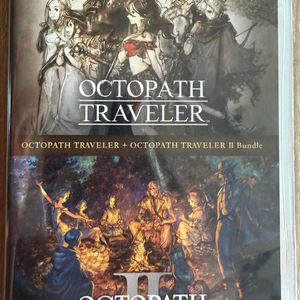 (미개봉) 닌텐도 스위치 옥토패스 트래블러 1+2 합본 영문판 한글 지원 팝니다