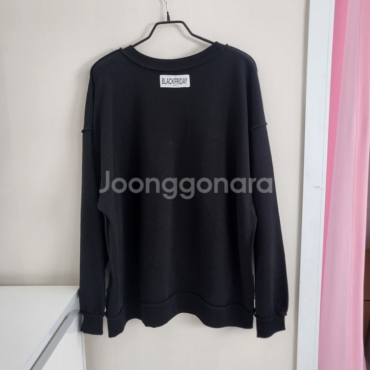 간절기 여성 루즈핏 맨투맨 티셔츠--3