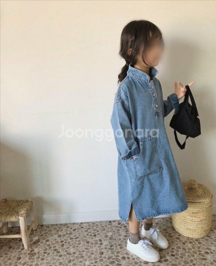 데님원피스,청원피스,루즈핏원피스,롱원피스,주니어,청남방--2