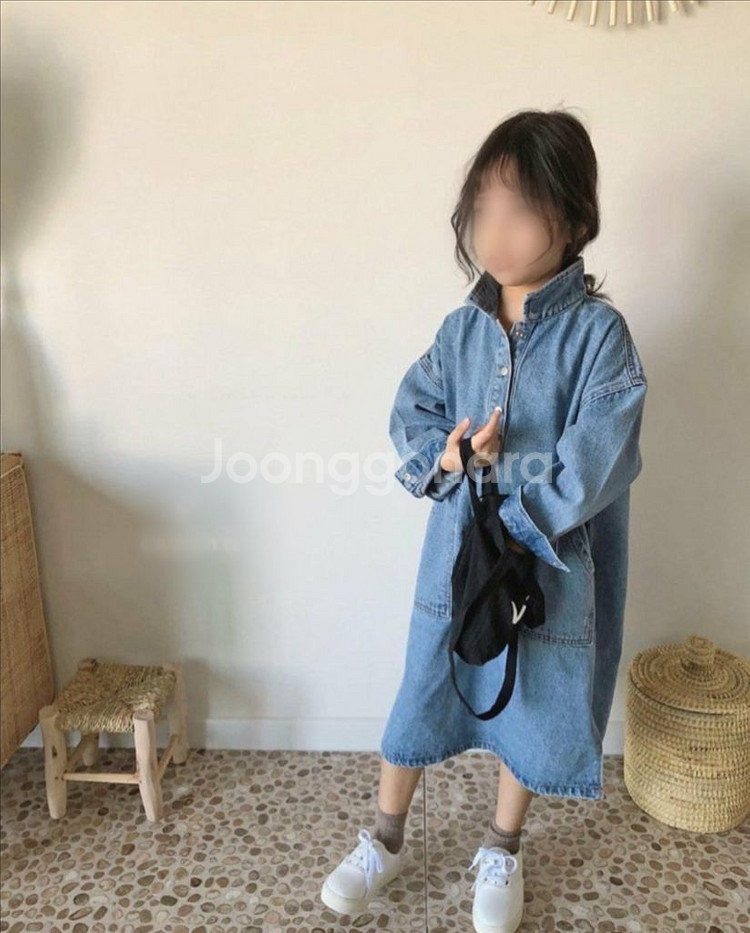 데님원피스,청원피스,루즈핏원피스,롱원피스,주니어,청남방--1