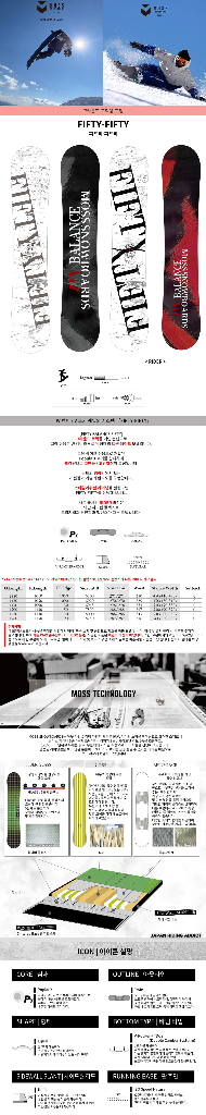 2425 모스 피프티피프티 150사이즈 데크팝니다--7