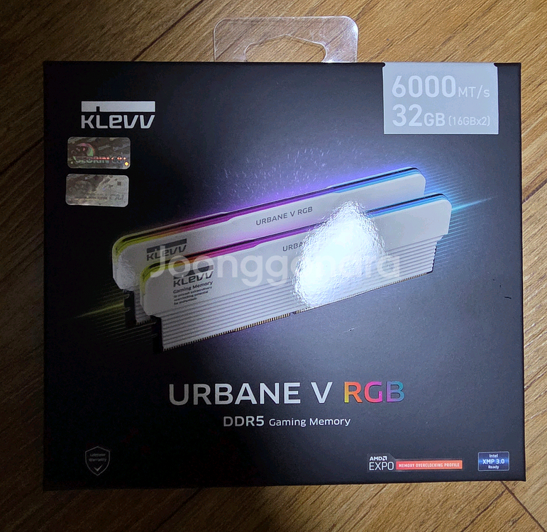 DDR5 에센코어 CL30 6000 RGB화이트램--0