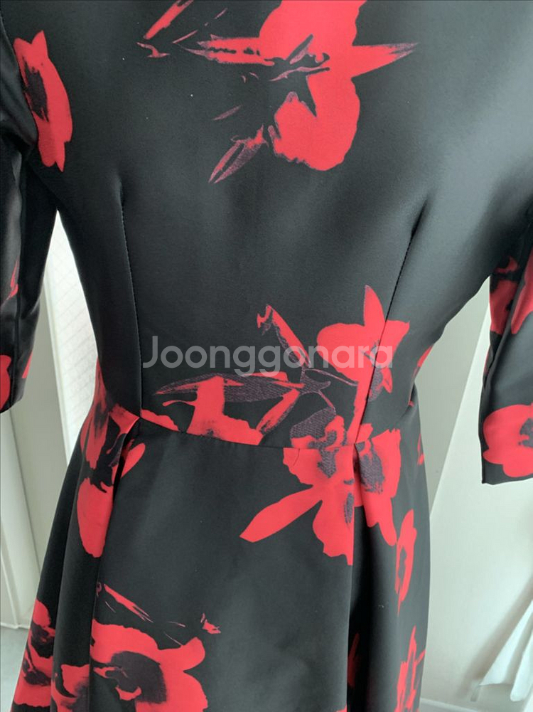 플로럴 패턴 원피스--4