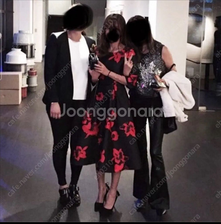 플로럴 패턴 원피스--2