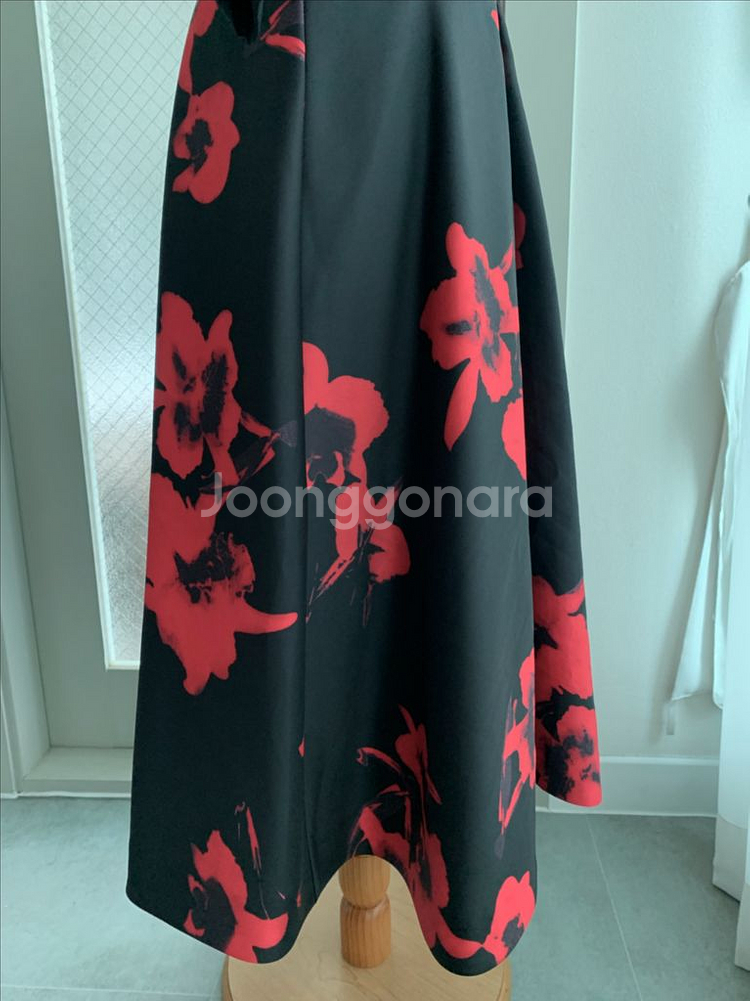 플로럴 패턴 원피스--5