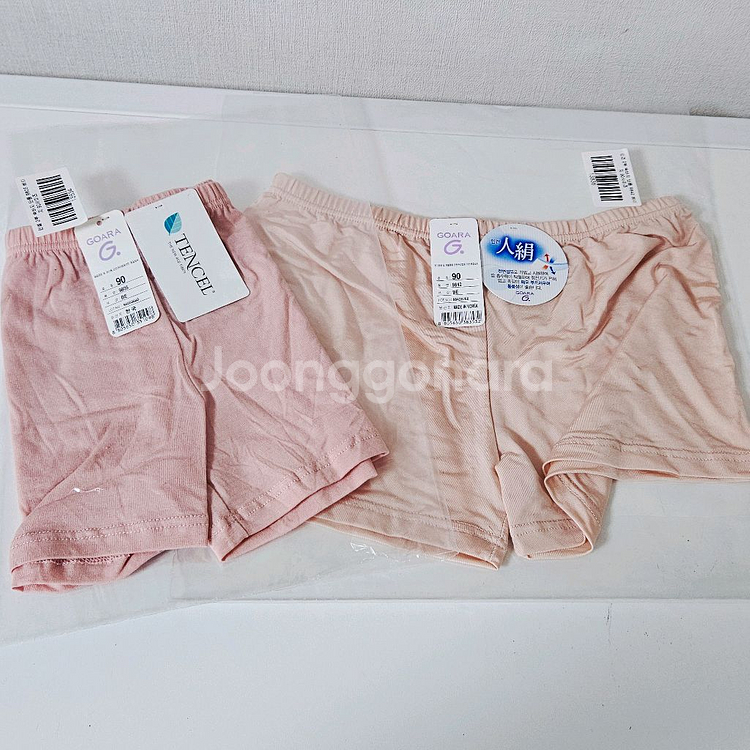 미개봉 새제품 국산 텐셀, 인견 여성 속바지 2부 90--0