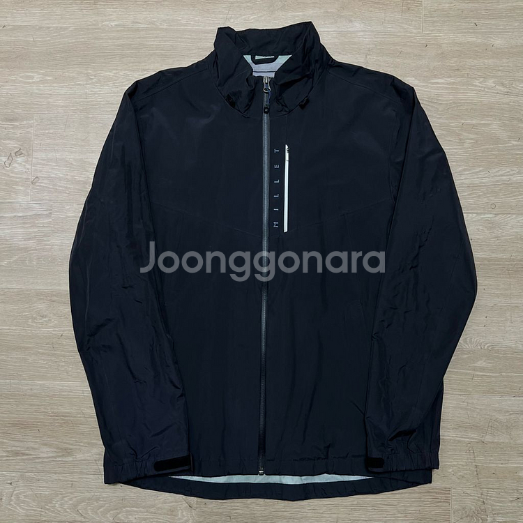 밀레 마운틴 등산복 로고 바람막이 집업자켓 [블랙] L/100--0
