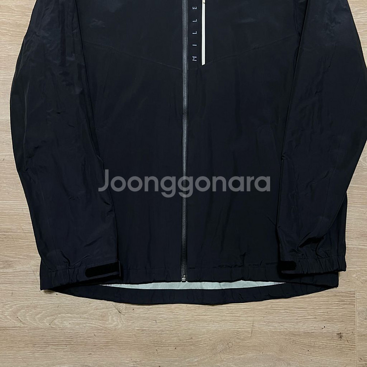 밀레 마운틴 등산복 로고 바람막이 집업자켓 [블랙] L/100--2
