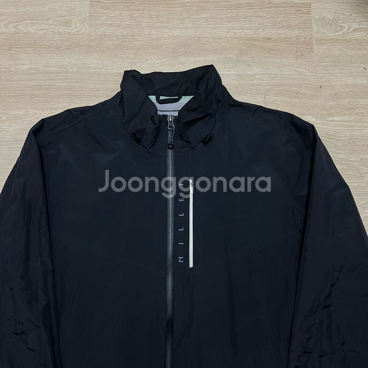 밀레 마운틴 등산복 로고 바람막이 집업자켓 [블랙] L/100--1