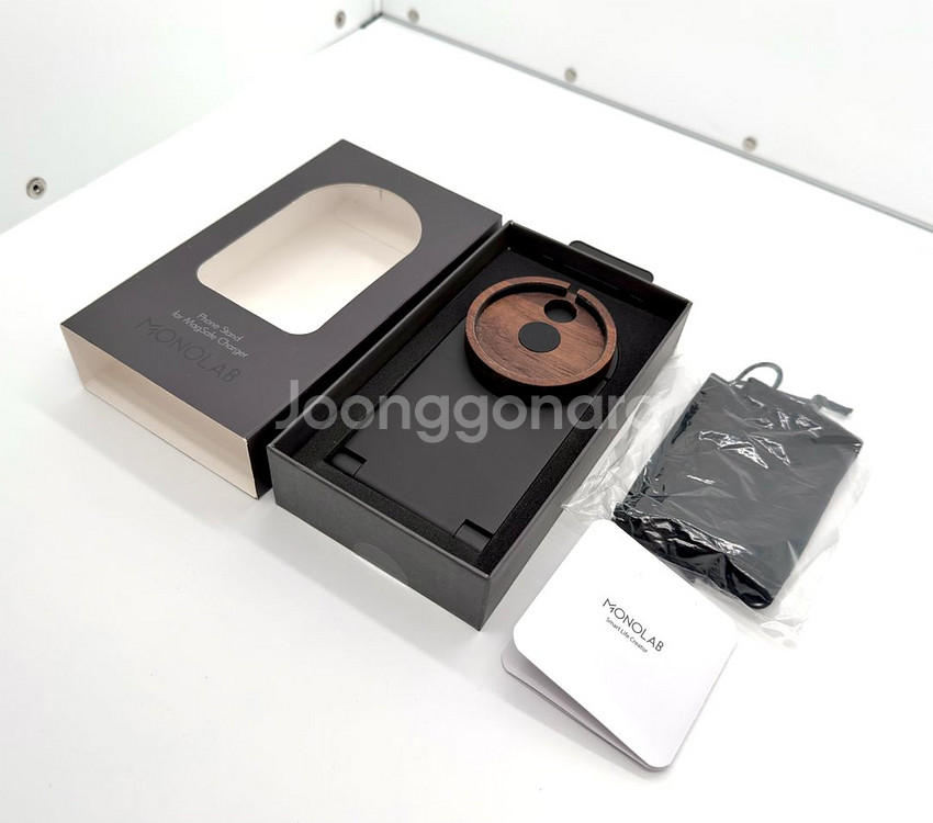 새상품 모노랩 맥세이프 알루미늄 충전 거치대 스탠드--1