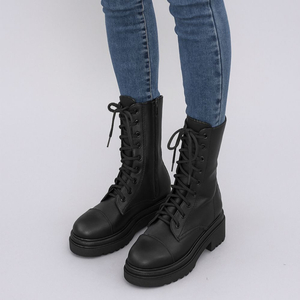 240mm 블랙 워커 부츠 5cm굽 단독특가ㅡ무배