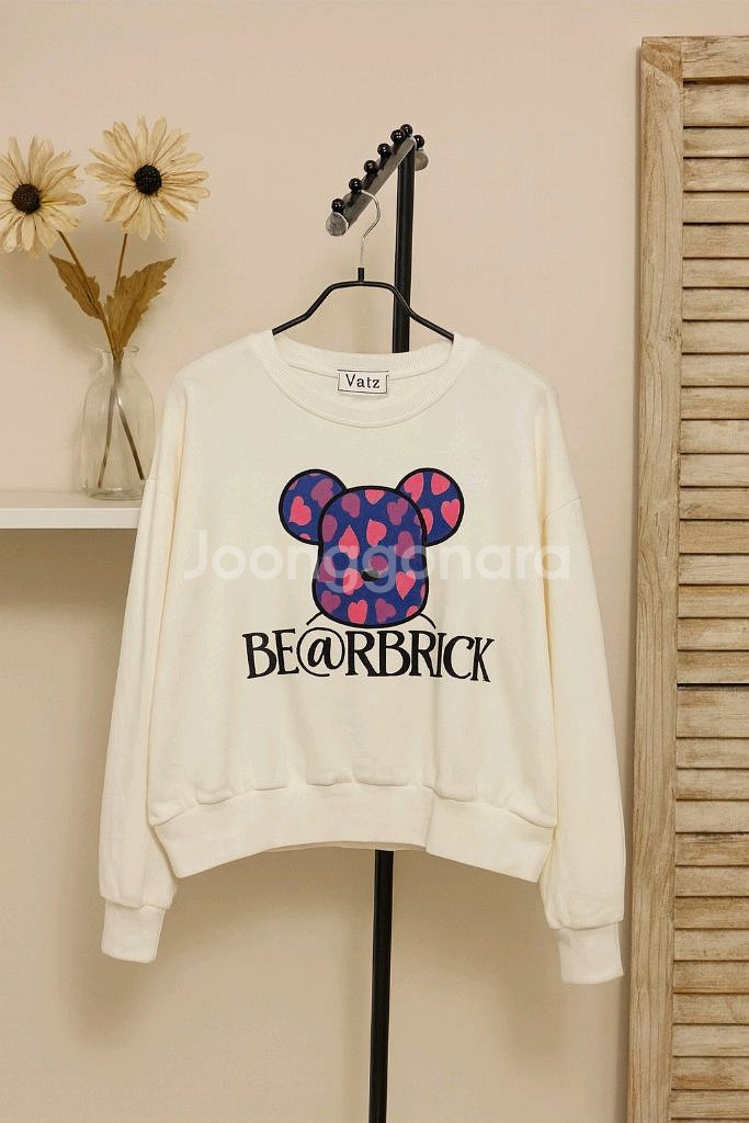 프린팅 여성 맨투맨 티셔츠--1