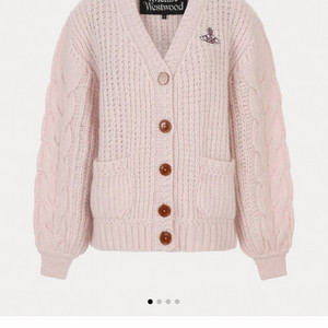 비비안웨스트우드 케이블 니트 가디건 xs