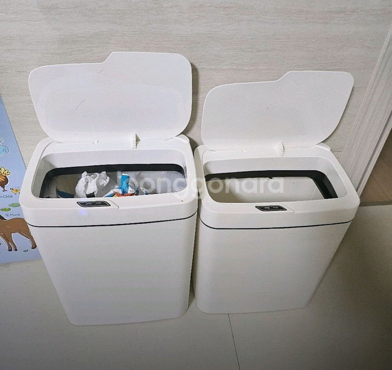 [1+1이벤트]스마트 자동 센서 휴지통 냄새차단 화장실--3