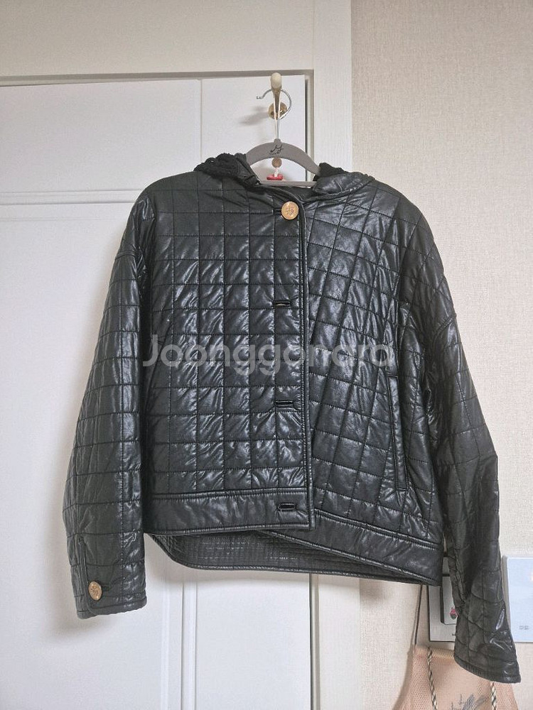 타임 레더 퀼팅자켓--2