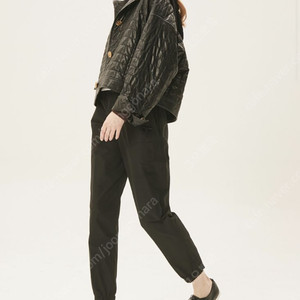 타임 레더 퀼팅자켓