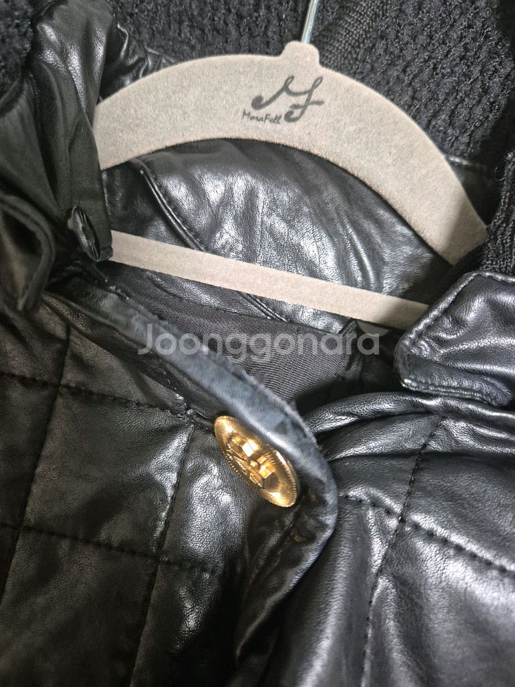 타임 레더 퀼팅자켓--7