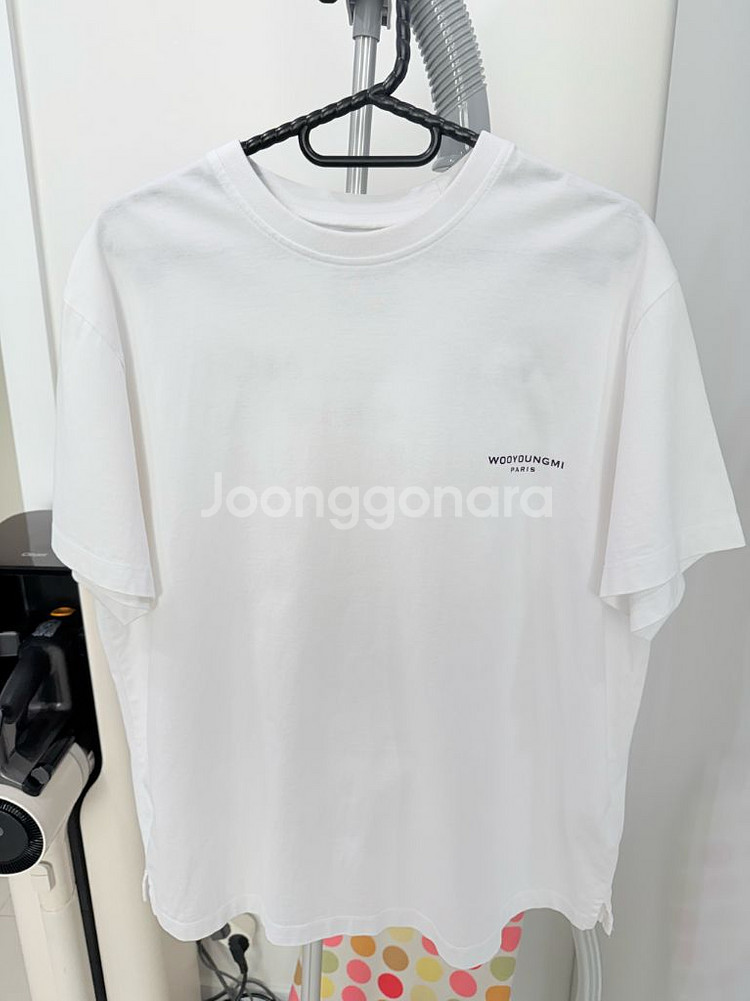 우영미 플라워 백로고 반팔 44 22ss--1