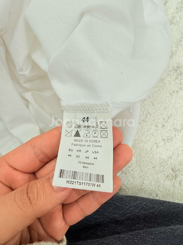 우영미 플라워 백로고 반팔 44 22ss--2