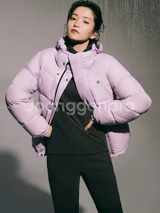 코오롱스포츠 여성 마운틴 미드 파카 패딩--5