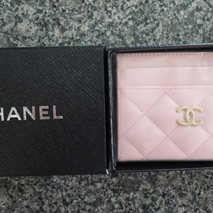 샤넬 캐비어 퀼팅 카드지갑