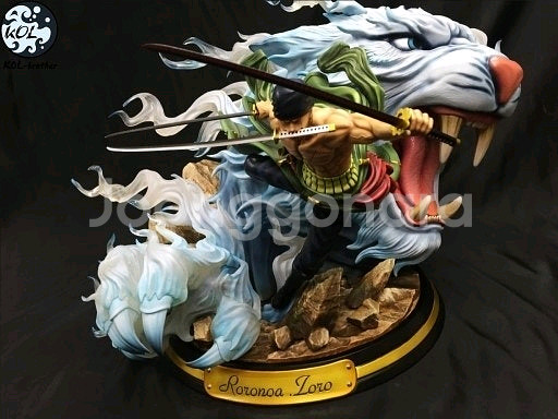 원피스 KOL 조로 레진 피규어--2