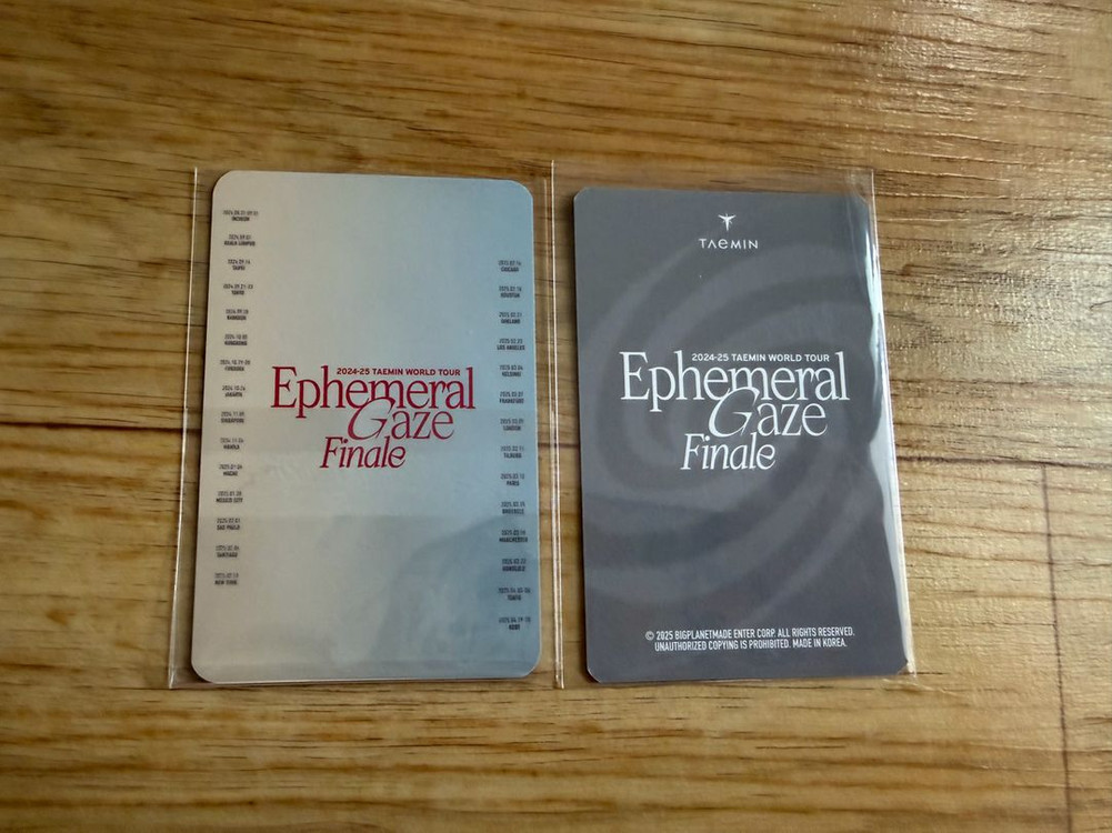 태민 포카 2종 일괄 판매 이미지