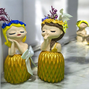 소녀 석고 방향제