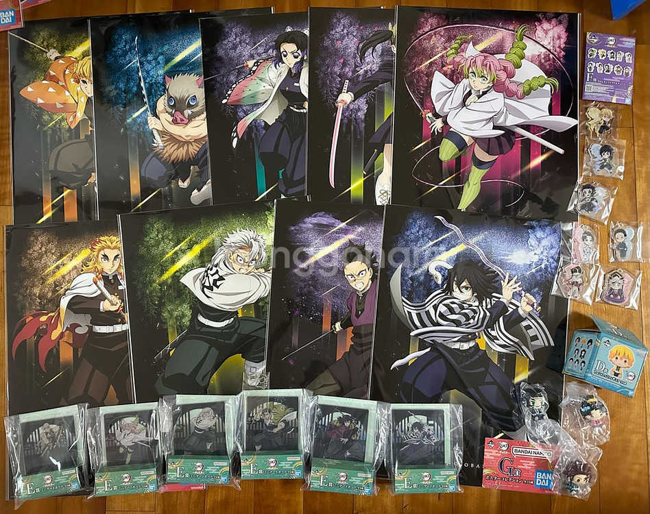 제일복권 귀멸의 칼날 라스트원 하쿠지 젠이츠 렌고쿠 해리포터--1