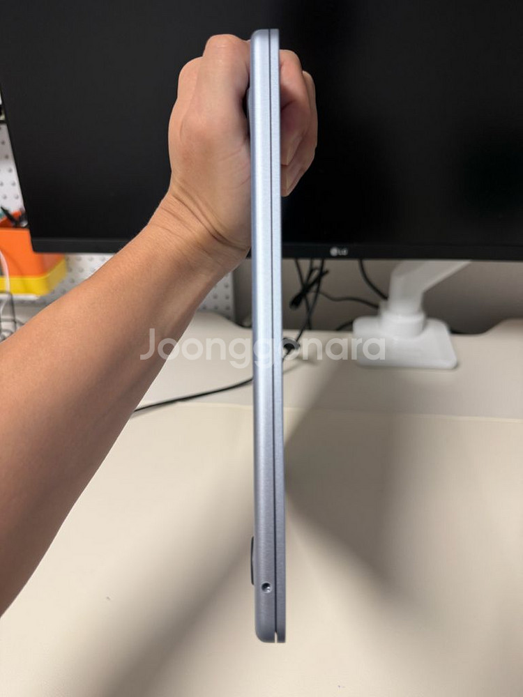 M4 맥북에어 15인치 512g 16g 스카이블루 배터리사이클 4 박스풀셋--5