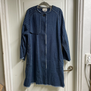 이자벨마랑 에뚜왈 데님 헤링본 롱자켓