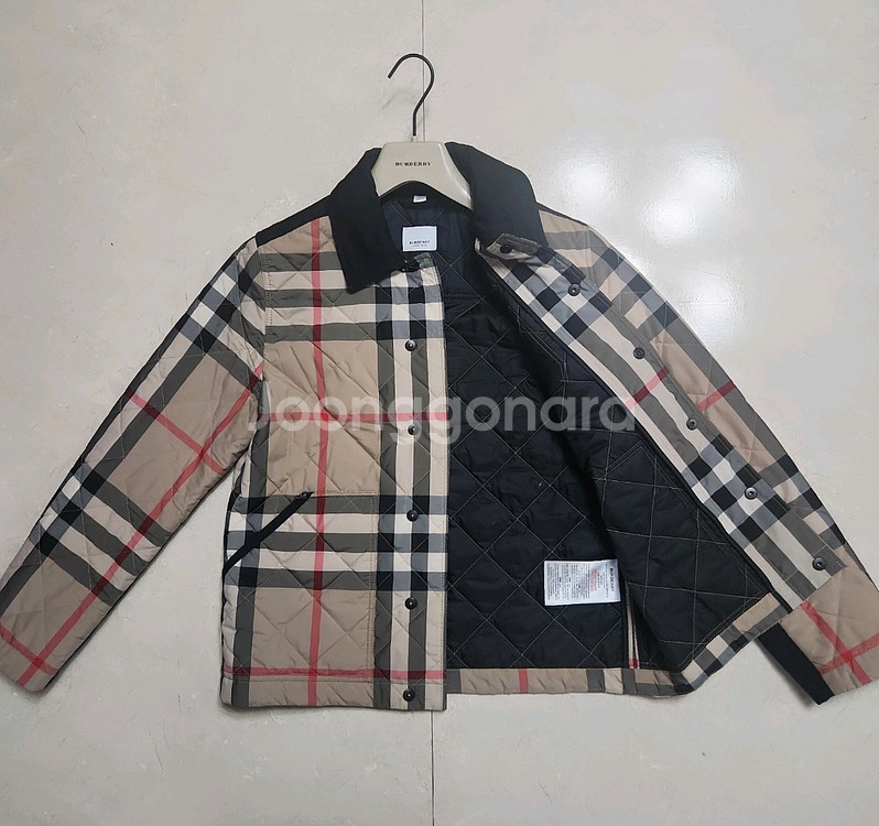 (버버리)키즈/ 퀼팅자켓 12y (신상 뉴라벨)--0