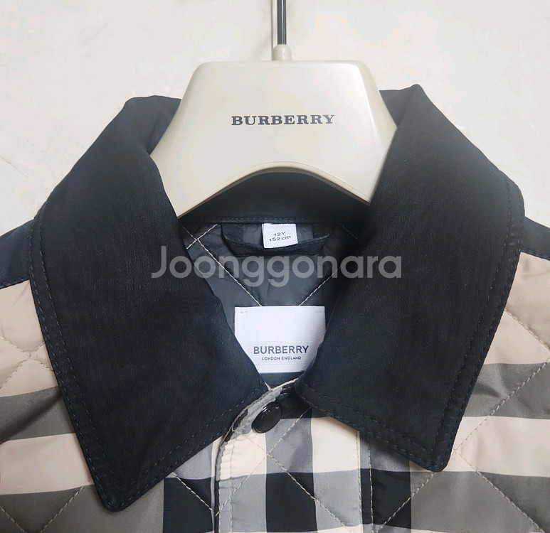 (버버리)키즈/ 퀼팅자켓 12y (신상 뉴라벨)--5