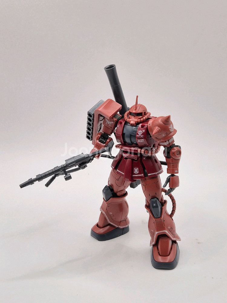 (상급) HG GTO 샤아 전용 자쿠 2 건담 붉은 혜성 반다이 디오리진--0