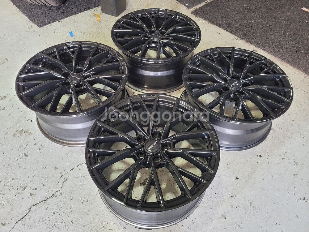 제네시스g80스포츠 19인치 순정품휠타이어--2