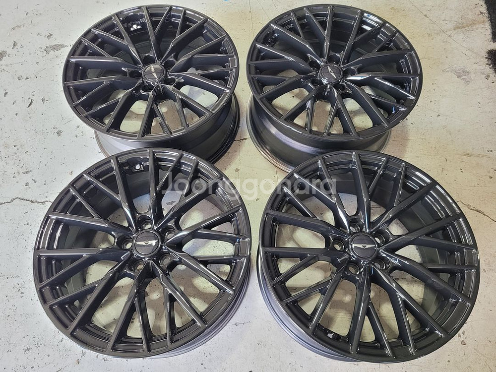 제네시스g80스포츠 19인치 순정품휠타이어--1