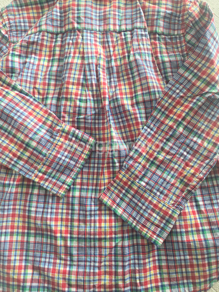 남아 110싸이즈 (폴로, 리바이스)체크 셔츠(택포)--4