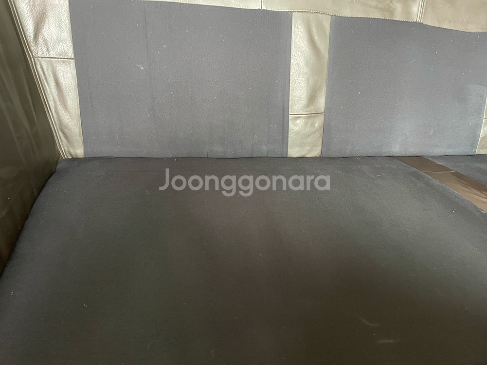 이케아 스톡홀름 3인용 다크 브라운 가죽 소파--7