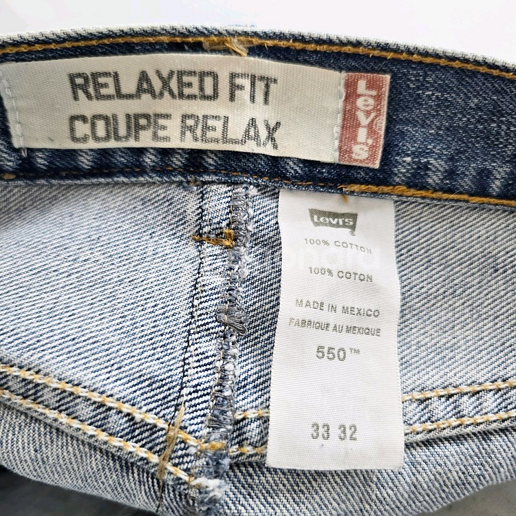 리바이스 550 청바지 데님 사이즈33 R2775--4