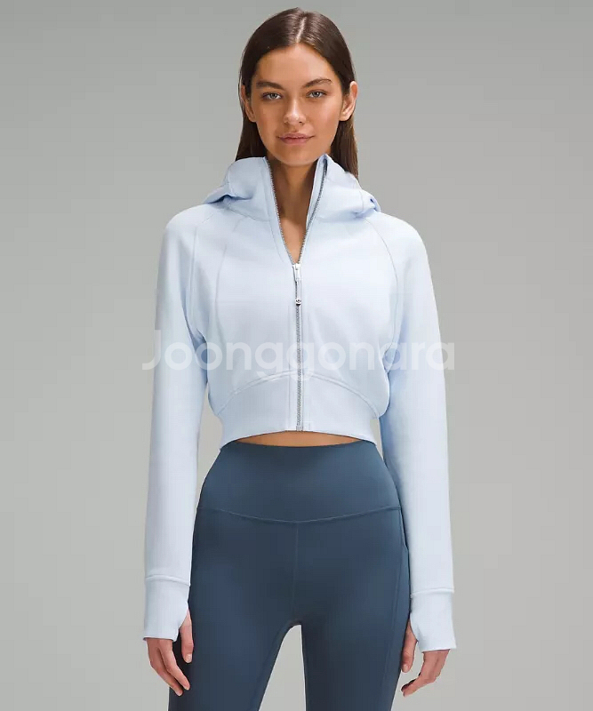 룰루레몬 스쿠바 풀집 크롭 후디--0