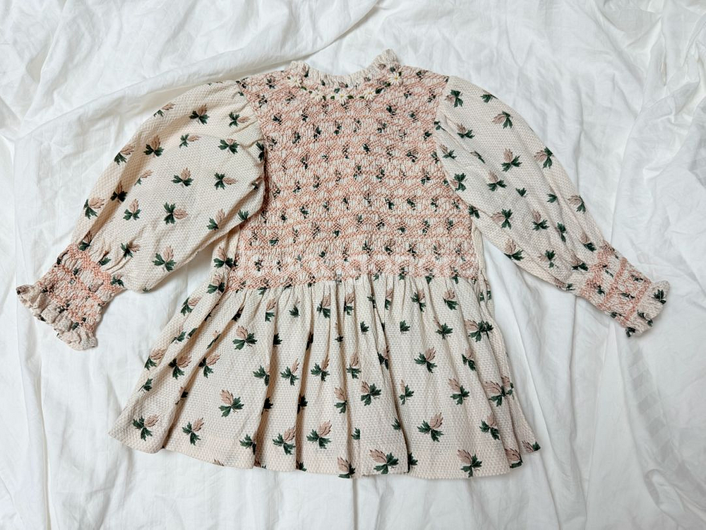 봉주르다이어리 블라우스 2-3 자수 헤어핀 포함--0