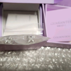 (새상품)골든듀 펄시피아 쁘띠 파베 귀걸이