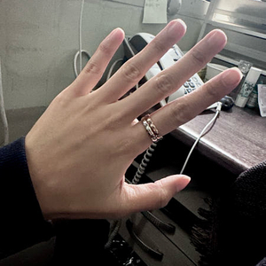 샤넬 코코크러쉬 미니반지(화이트골드,베이지골드)54호