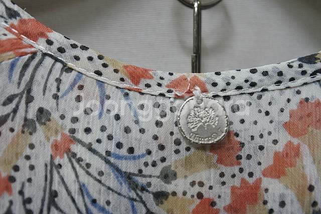 써스데이아일랜드 스모팅 변형 절개 소매 원피스 85(S)--4