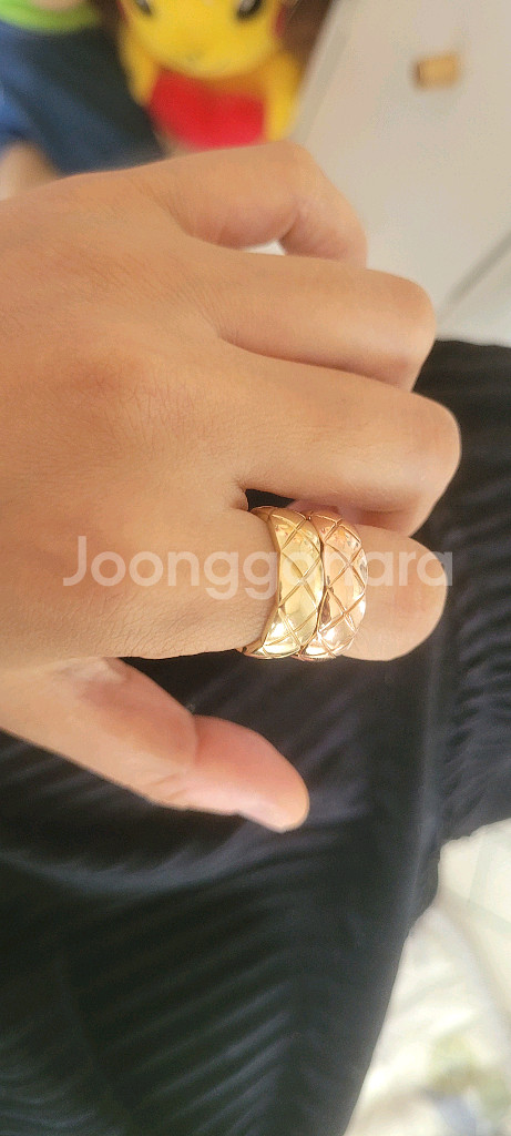 14k 샤넬 코코 크러쉬 스몰 반지--1