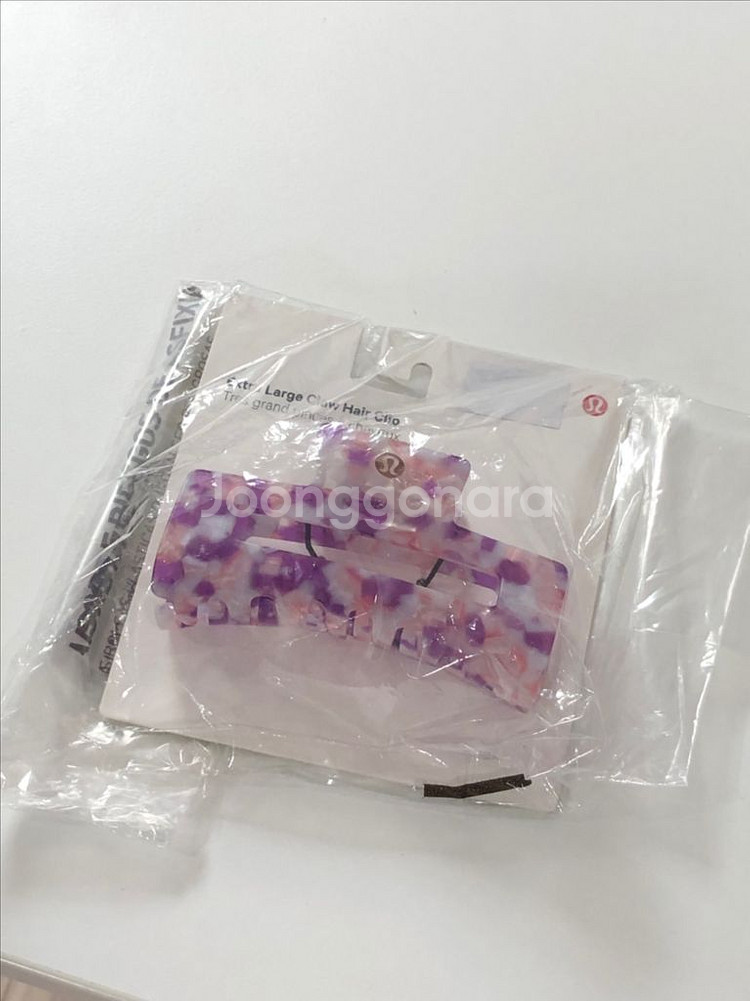 룰루레몬 엑스트라 라지 클로 헤어 클립--3